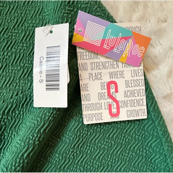 LuLaRoe Cassie Green Pencil Skirt - Picture 5 of 7